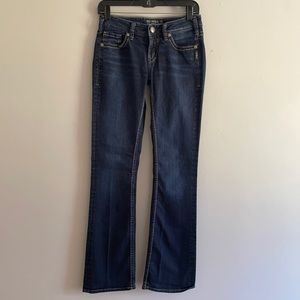Silver Aiko bootcut denim jeans